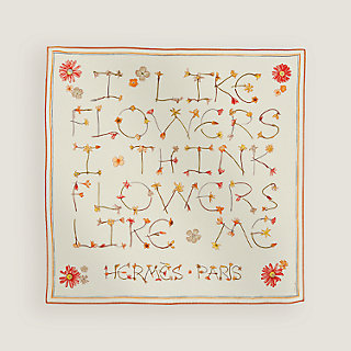 I Like Flowers scarf 70 | Hermès Saudi Arabia